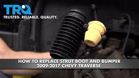 How To Replace Strut Boot & Bumper 2009-2017 Chevy Traverse - YouTube