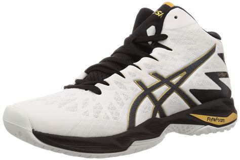 ASICS Volleyball Men's Shoes V-SWIFT FF MT 2 White Black 1053A018 US9.5(27.5cm) | eBay