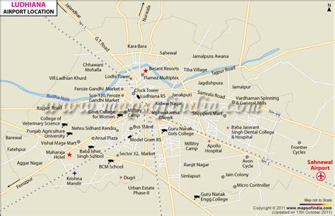 Ludhiana Airport Map