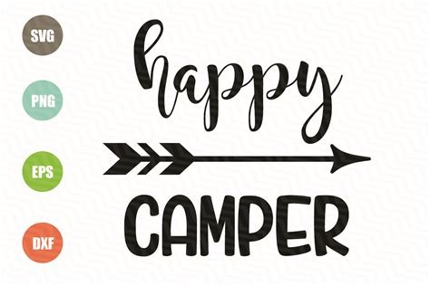 Happy Camper File Grafica di logotrain034 · Creative Fabrica