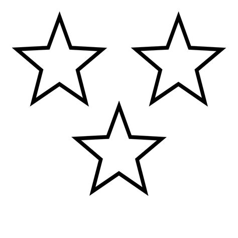 3 Stars PNG Image Background