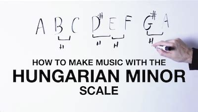 How To Make Music With The Hungarian Minor Scale (aka Double Harmonic Minor)