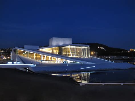 The Oslo Opera House by night. | The Oslo Opera House (Norwe… | Flickr