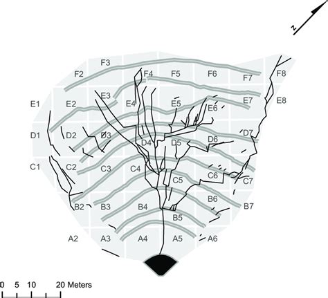 Swale map example (swale 707, salvage logging and contour subsoiling).... | Download Scientific ...