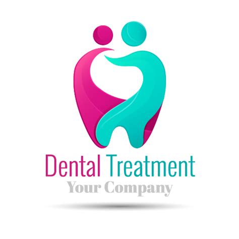 Dental treatment logo vector free download