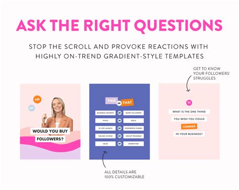 Questions & Answers Instagram Template Pack - My Social Boutique