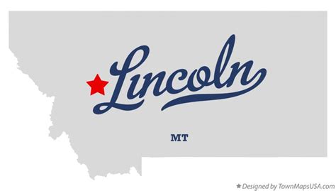 Map of Lincoln, MT, Montana