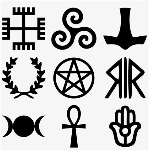 Neopaganism In Australia - Pagan Religious Symbols PNG Image ...