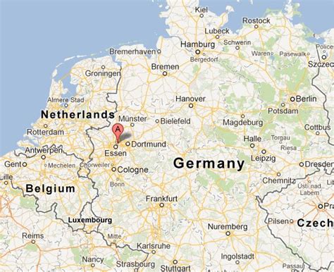 Gelsenkirchen Germany Map