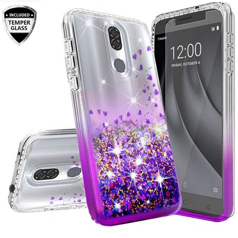 Case for Nokia 3.1 Plus, Glitter Liquid Floating Bling Sparkle Moving ...