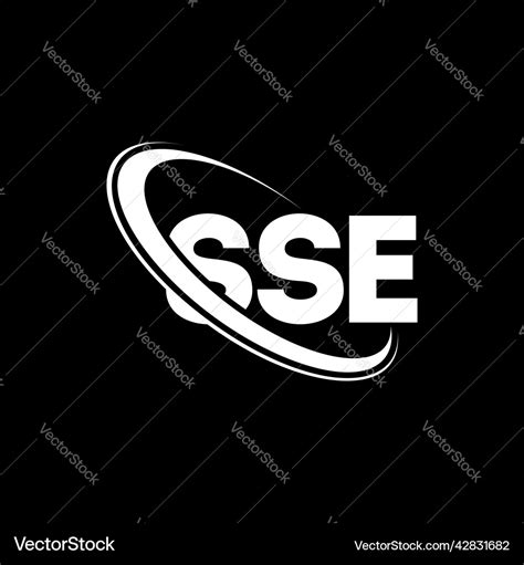 Sse logo letter design Royalty Free Vector Image