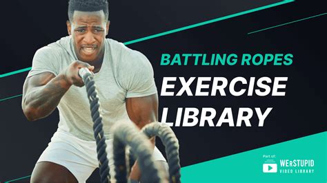 Battling Ropes Exercise Library - WeRStupid