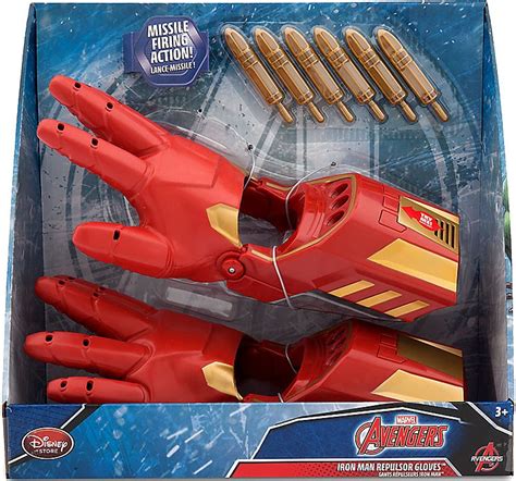 Disney Marvel Avengers Iron Man Repulsor Gloves Exclusive Roleplay Toy ...