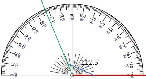 How do you construct a 112.5 degree angle? (step by step) Please help =) - brainly.com