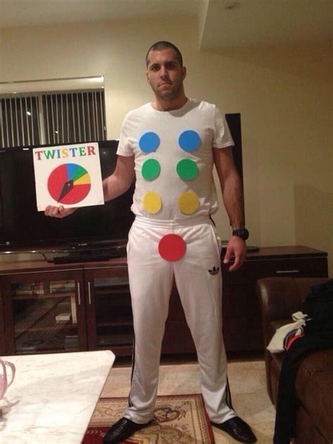 Twister costume.. I bet most people have to put their right hand on red ...