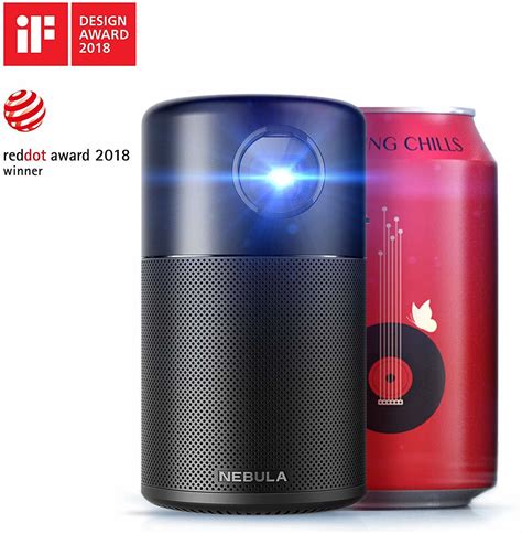 Anker Nebula Capsule Portable Projector - Black | at Mighty Ape Australia