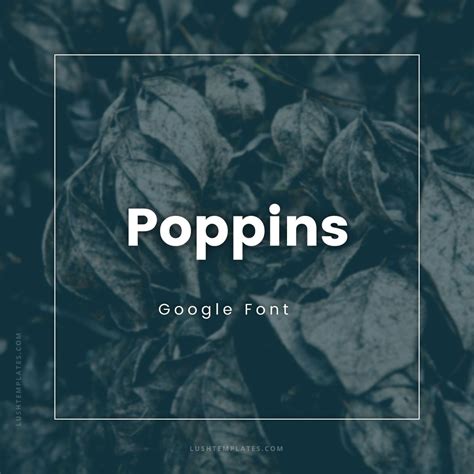 FONT-PAIR INSPIRATION Enjoy our CINZEL & POPPINS font-pair presentation and download all our ...