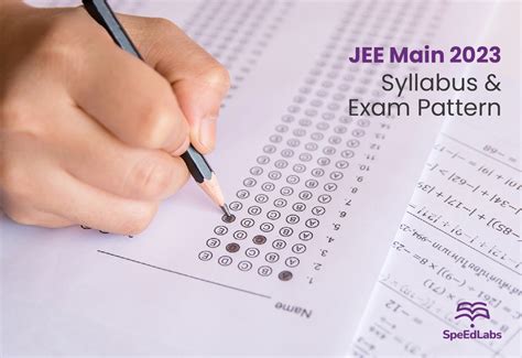 JEE Main 2023 Syllabus & Exam Pattern - SpeEdLabs