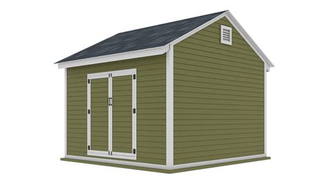 12x12 Storage Shed Plan - Shedplans.org