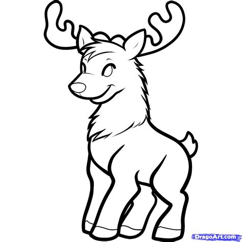 Reindeer Antlers Drawing at GetDrawings | Free download