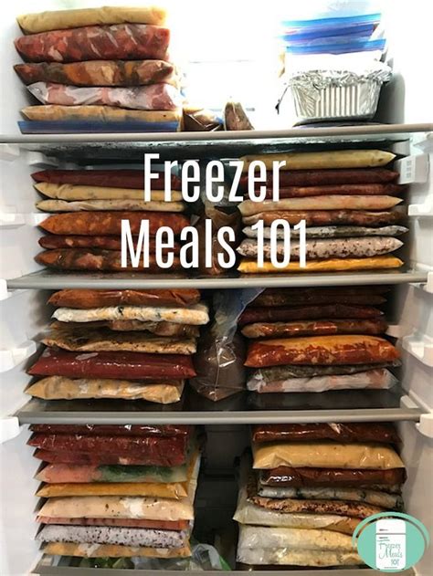 Freezer Meals 101 - your complete guide to batch freezer cooking #freezermeals101 #easyfamilym ...