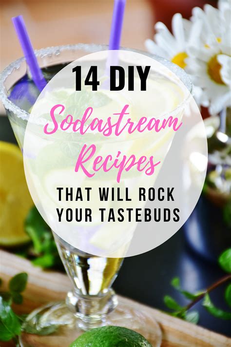 14 DIY SODASTREAM RECIPES THAT WILL ROCK YOUR TASTEBUDS | Soda stream ...