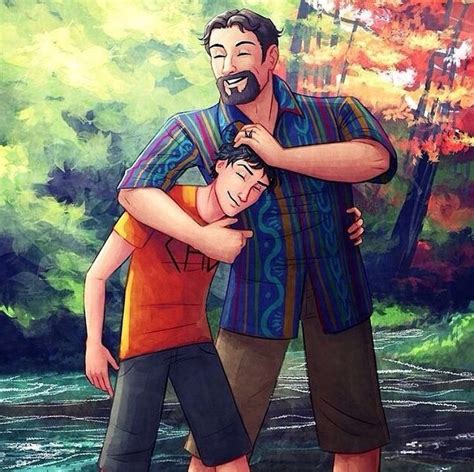 Percy and Poseidon . . If u know, please tell me the artist . #pjo # ...