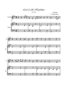 Lord of all hopefulness by folklore - sheet music on MusicaNeo