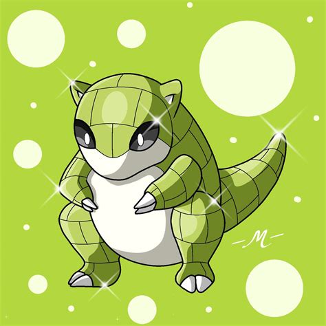 Shiny Sandshrew LG Sprite Redraw | Pokémon Amino