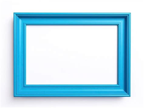 Premium AI Image | Blue frame mockup