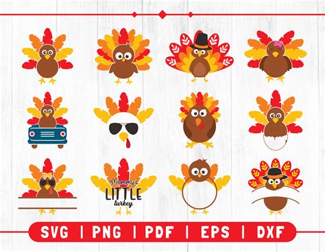 Turkey Svg Turkey Clipart Turkey Cut Files Turkey Trot - Etsy