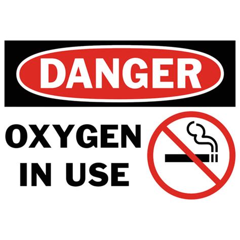 Oxygen In Use Printable Sign - 2023 Calendar Printable