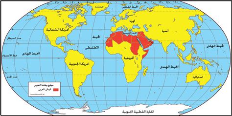 خطوط الطول و دوائر العرض | المرسال