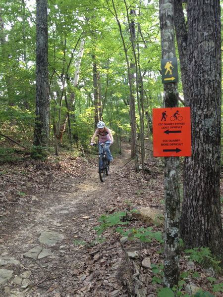 Desoto Trail with Wades Gap Climb Mountain Bike Trail, Fort Payne, Alabama