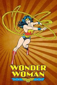 DC PRINT - WONDER WOMAN w LASSO CLASSIC POSE | eBay