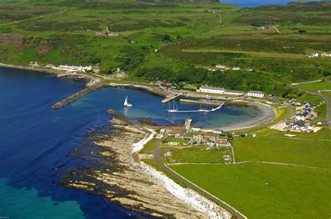 Rathlin Island Harbour in On Rathlin Island, NI, United Kingdom ...