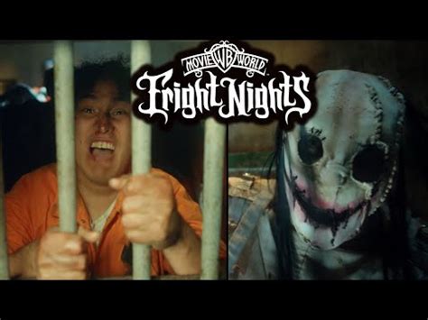 DEATH ROW Scare Maze 2022 - Movie World Fright Nights - YouTube