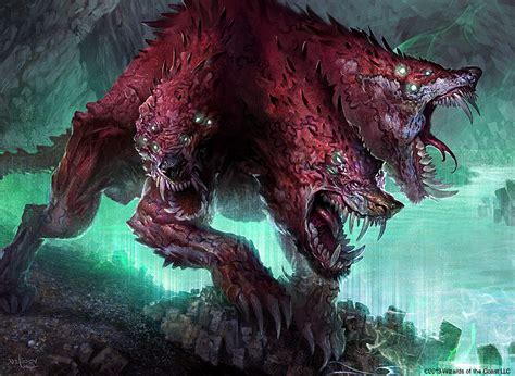 Underworld Cerberus MtG Art from Theros Set by Svetlin Velinov - Art of Magic: the Gathering