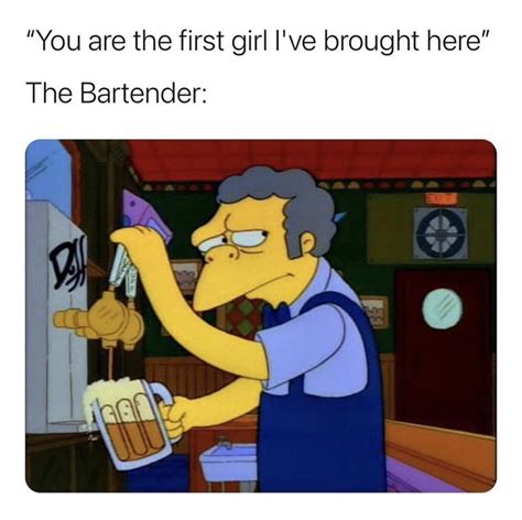 The bartender knows all your secrets | The Simpsons | Know Your Meme