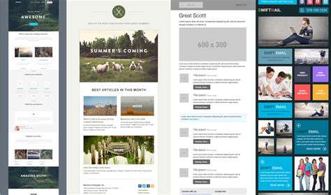 5 Responsive newsletter templates | MDirector