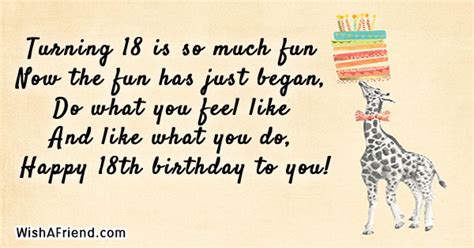 18th Birthday Quotes