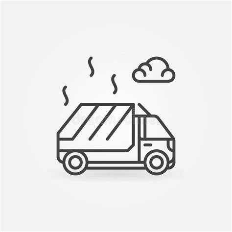 Garbage Truck Icon Outline Style Stock Illustrations – 400 Garbage ...