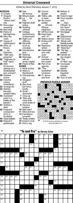 Uclick Crossword Puzzle - Crossword Puzzles Printable