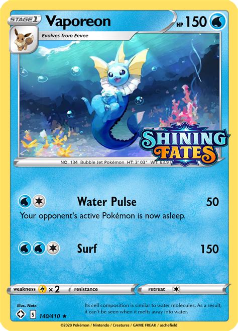 Vaporeon - ProfessionalCardGenerator | Pokécardmaker.net