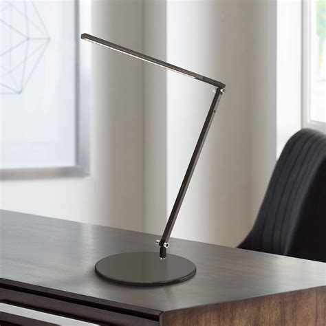 Gen 3 Solo Mini Daylight LED Touch Dimmer Desk Lamp in Black - #V6929 | Lamps Plus