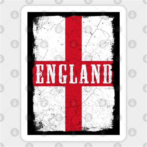 England Flag - England Flag - Sticker | TeePublic