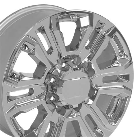 GMC Sierra 2500 3500 HD Denali Rim CV70 20x8.5 Wheel 8x165.1 Chrome Wheels SET