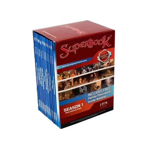 Superbook DVD set Season 1 with FREE Family Discussion Guide in English ...