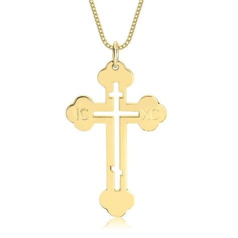 Greek Orthodox Cross Necklace