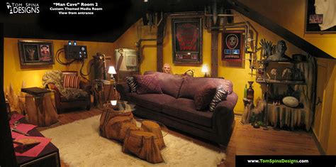 Custom Man Cave - Horror Themed Home Theater & Movie Prop Museum - Tom ...